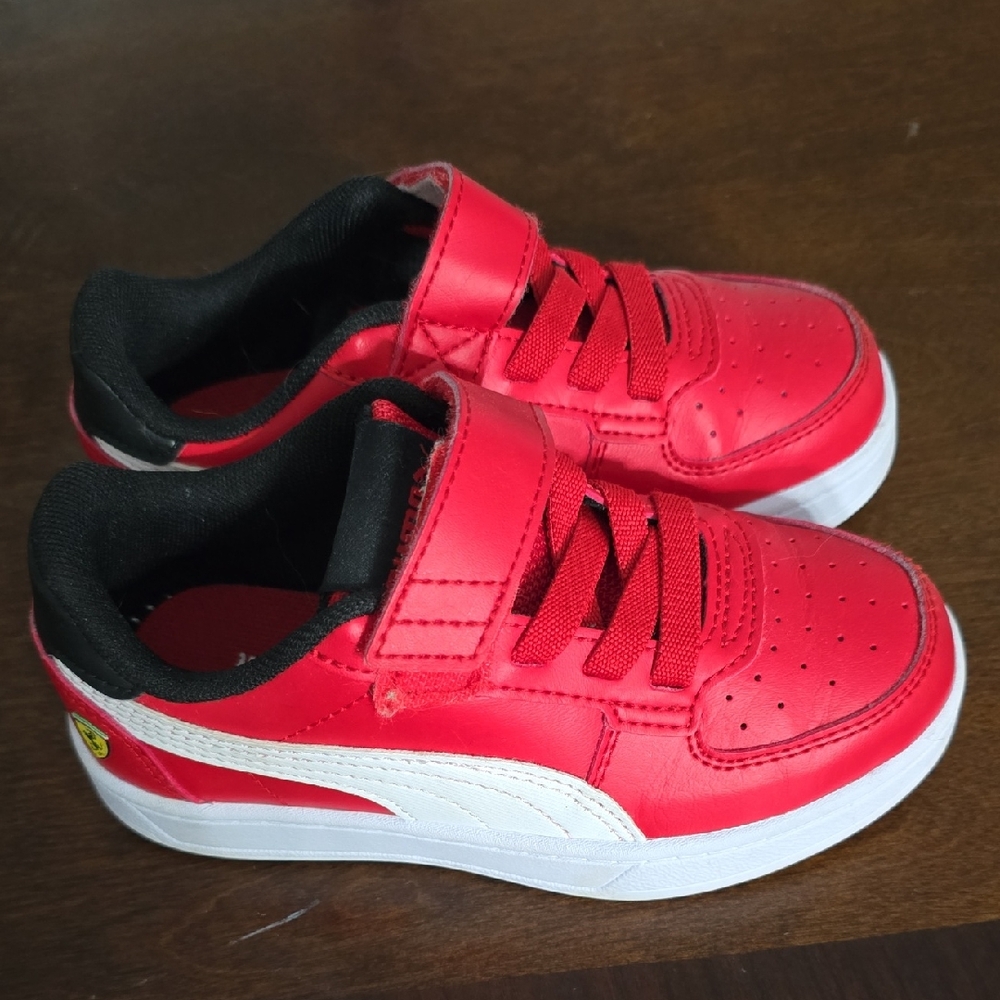 Puma Kids Bright Red Sneakers